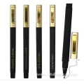 Luxury gold clip rubber square hotel ball pen